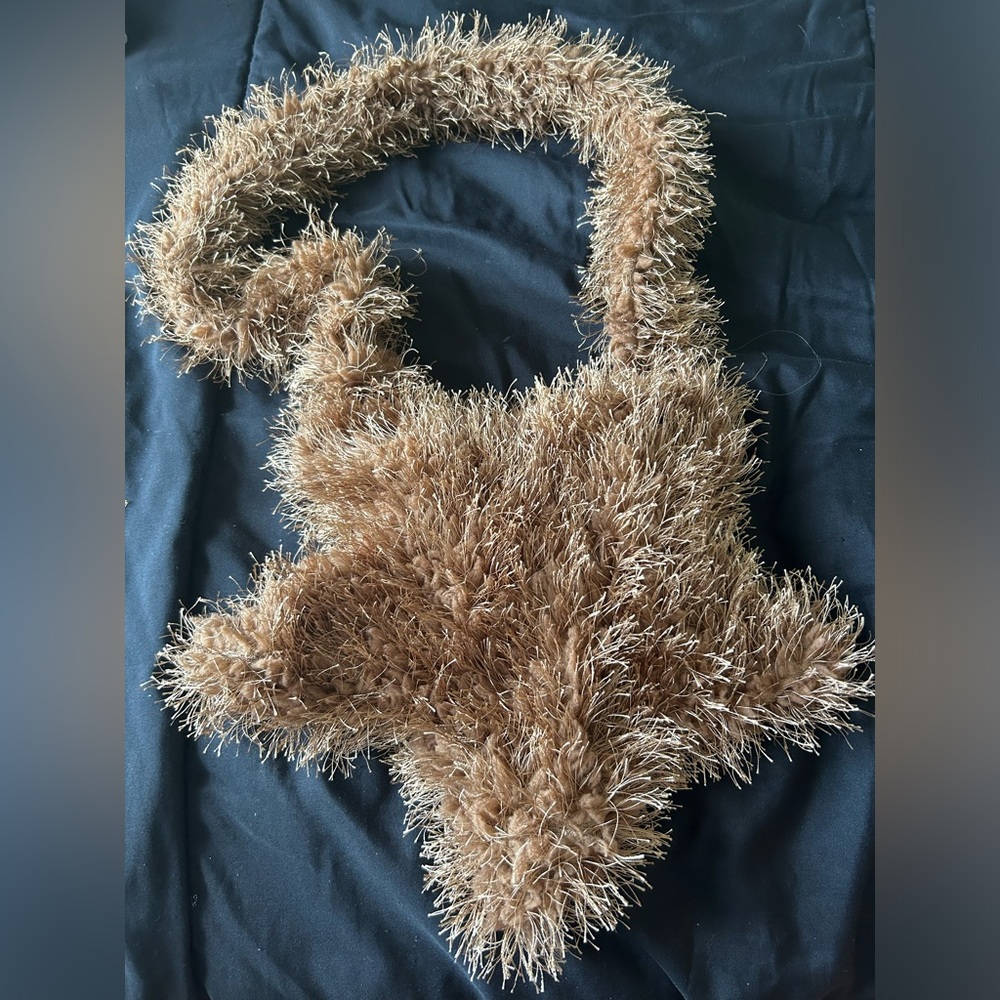 Brown star shaped bag
